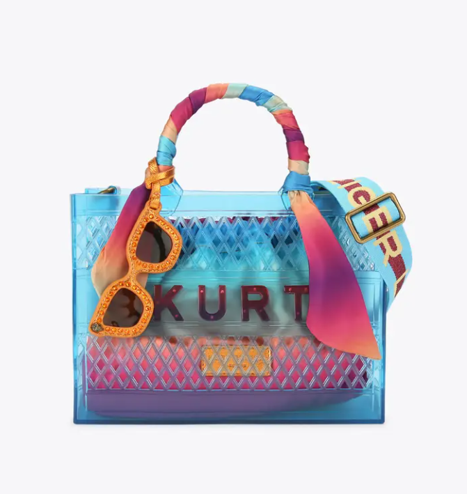 Mini toter Kurt Jelly blue